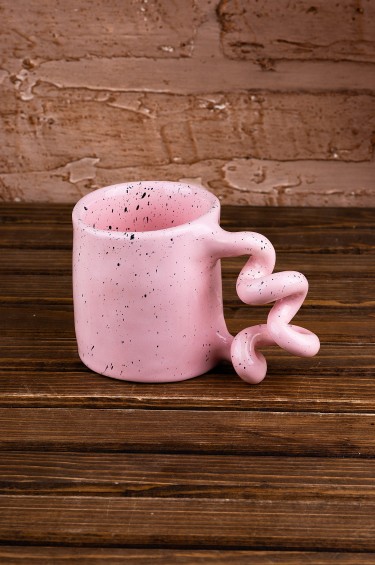 كوب لون الورد