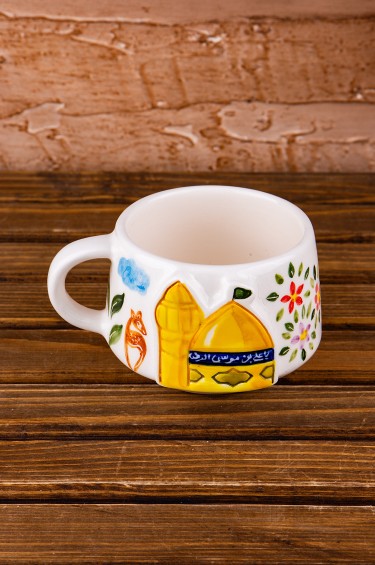 كوب زهور الحرم صغير