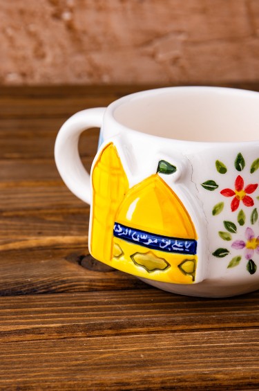 كوب زهور الحرم صغير