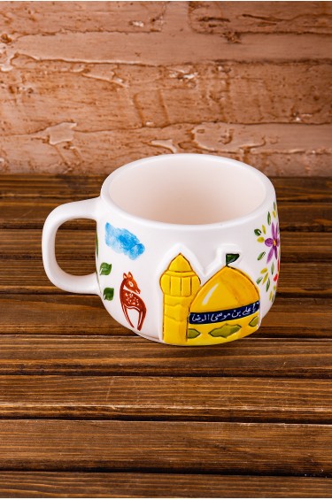 كوب زهور الحرم كبير