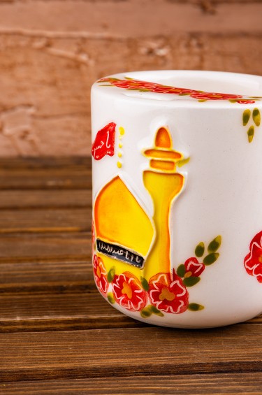 كوب سفر زهور الاشتياق