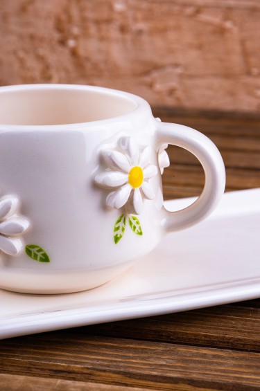 كوب شاي البابونج