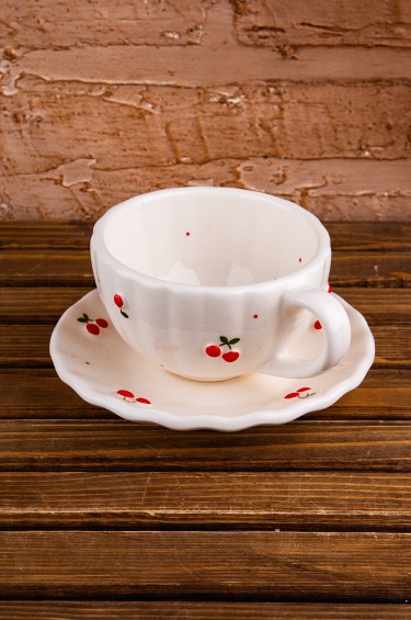 ست غوري قهوة كرزية