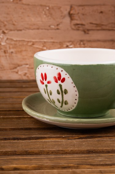 كوب الوردتين