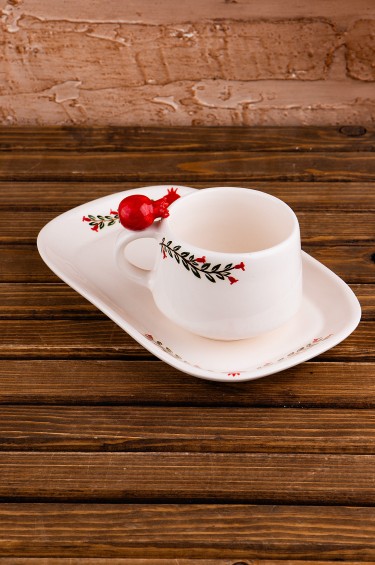 كوب شاي ورمان