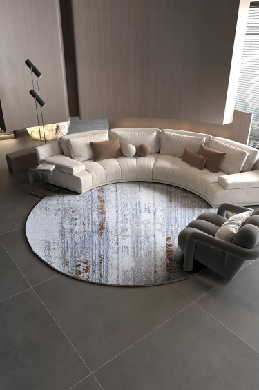 2496 C00-TAUPE/BRICH-(3*3) - Circle